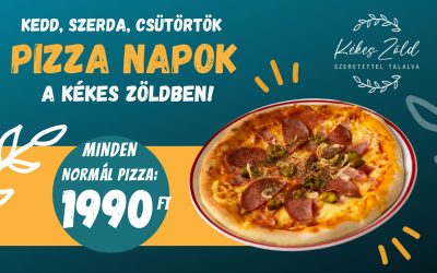 Pizza Napok a Kékes Zöldben!