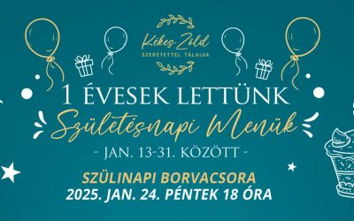 1 éves a Kékes Zöld!